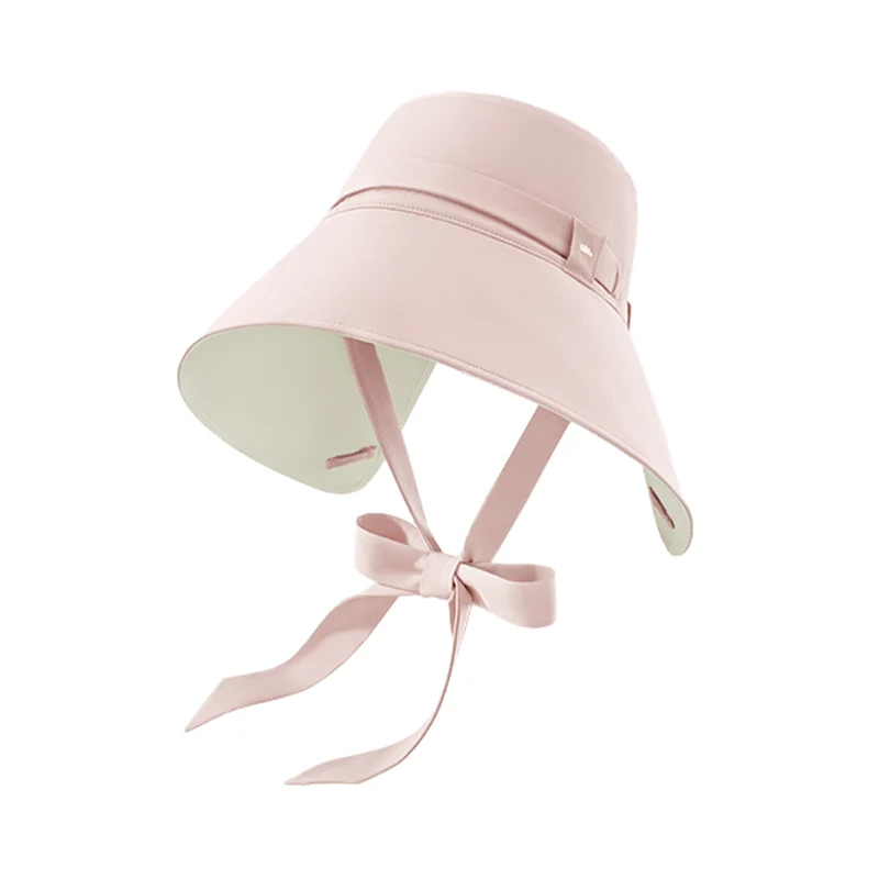 [Self-operated] China Beneunder banana dome series women's outdoor sun protection fisherman hat taro gray powder one size Xianli Xianqi sun protection hat
