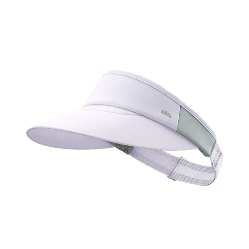 [Self-operated] China's Beneunder banana hat circulation series women's sports sun protection empty top hat with elastic band cream purple 1 UPF50+ tennis hat to cover the sun, light and breathable