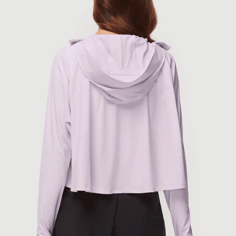 [Self-operated] Chinese Beneunder classic ice thin series shawl sun protection clothing, cold breathable skin clothing, one-size-fits-all haze purple 1-piece anti-UV ice silk sun protection shirt, breathable and light sun protection clothing