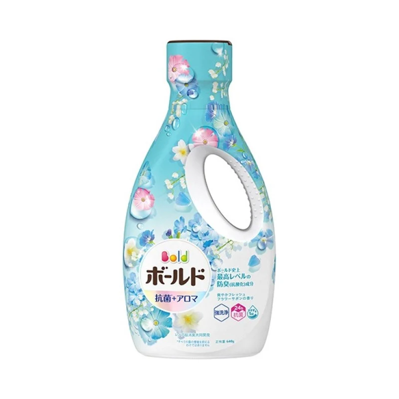 [Self-operated] Japanese P&G BOLD floral and fruity fragrance soft laundry detergent with fresh floral fragrance 640g, cleaning and stain removal, long-lasting fragrance, antibacterial and deodorizing