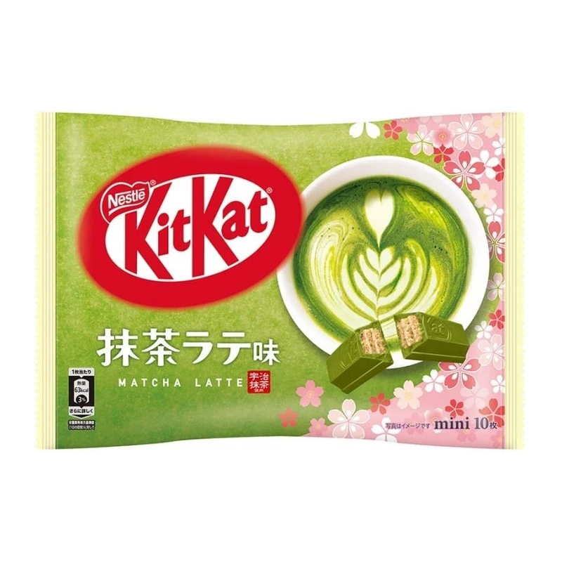 [Self-operated] Chinese Nestle KitKat Limited Time Matcha Latte Chocolate Wafers 10 pieces