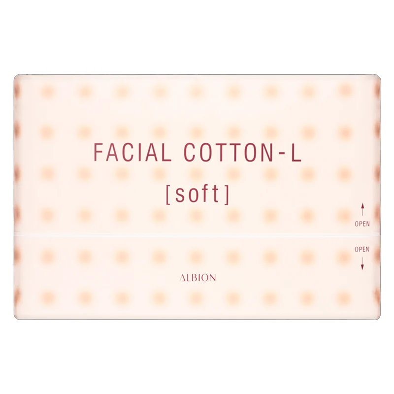 [Self-operated] Japanese ALBION exclusive high-quality pure cotton cotton pads 120 pieces wet makeup remover pads