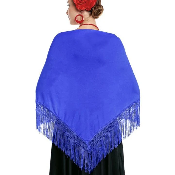 Schultertuch Blau