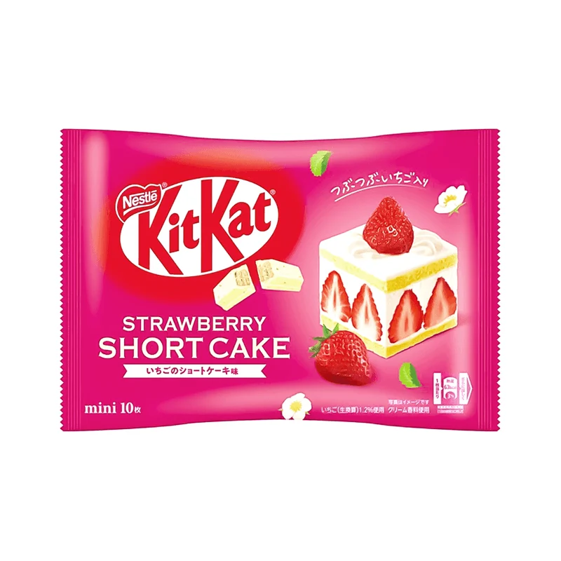 [Self-operated] China Nestle KitKat Chocolate Coated Wafer Biscuits Strawberry Cake Flavor 10 Pack