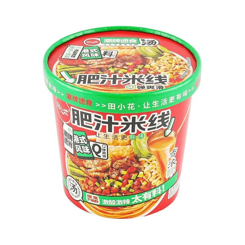 [Self-operated] China Tianxiaohua Fertilizer Rice Noodles, ready-to-eat barrels 112g, Hong Kong style lazy people’s instant ready-to-eat convenient non-fried rice noodles Internet celebrity snacks