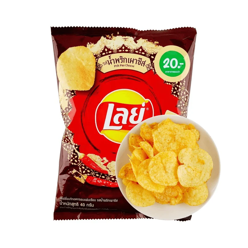 [Self-operated] China Pepsi LAY'S Potato Chips Thailand Limited Edition Chili Cheese Flavor 40g/bag