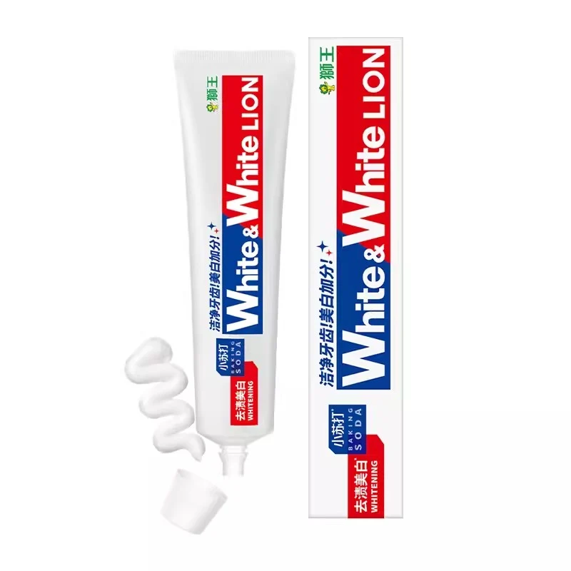 [Self-operated] Japanese LION Baking Soda Whitening Toothpaste Grapefruit Flavor 120g Removes Tea Stains, Tobacco Stains, Coffee Stains, Mild Whitening Toothpaste, Teeth Eraser
