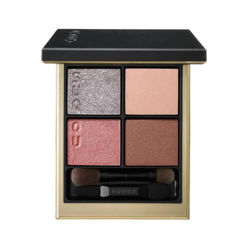 [Self-operated] Japanese SUQQU Su Ku Jingcai three-dimensional four-color eye shadow palette #127 brown sand KASSA limited edition 6.2g eye shadow palette glitter pearl matte powder