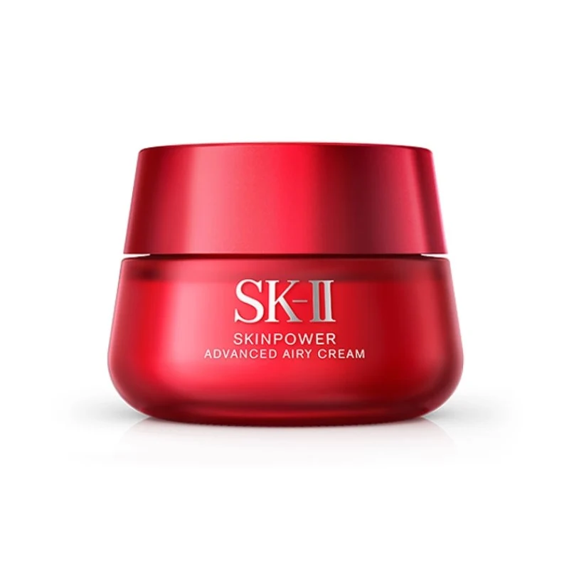 [Self-operated] Japanese SK-II Japanese local version newly upgraded big red bottle face cream lightweight version refreshing type 50g light and moisturizing brightening moisturizing facial skin care essence cream