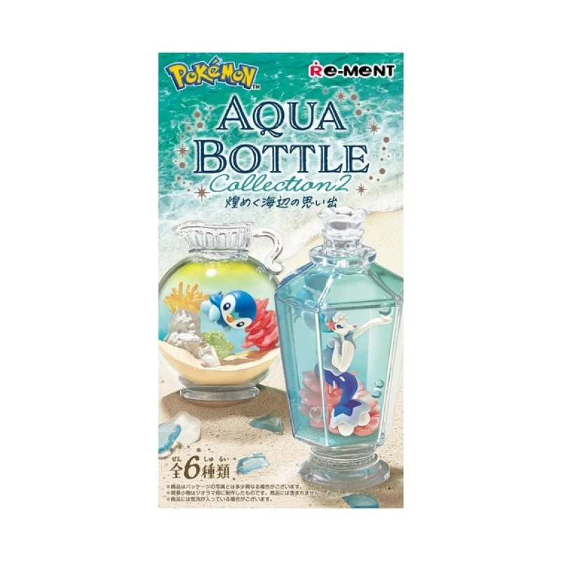 [Self-operated] Japanese RE-MENT Pokémon Beach Encounter Drift Bottle Ornament Blind Box Second Edition 1 Box Six Types Randomly Sent Genuine Collection