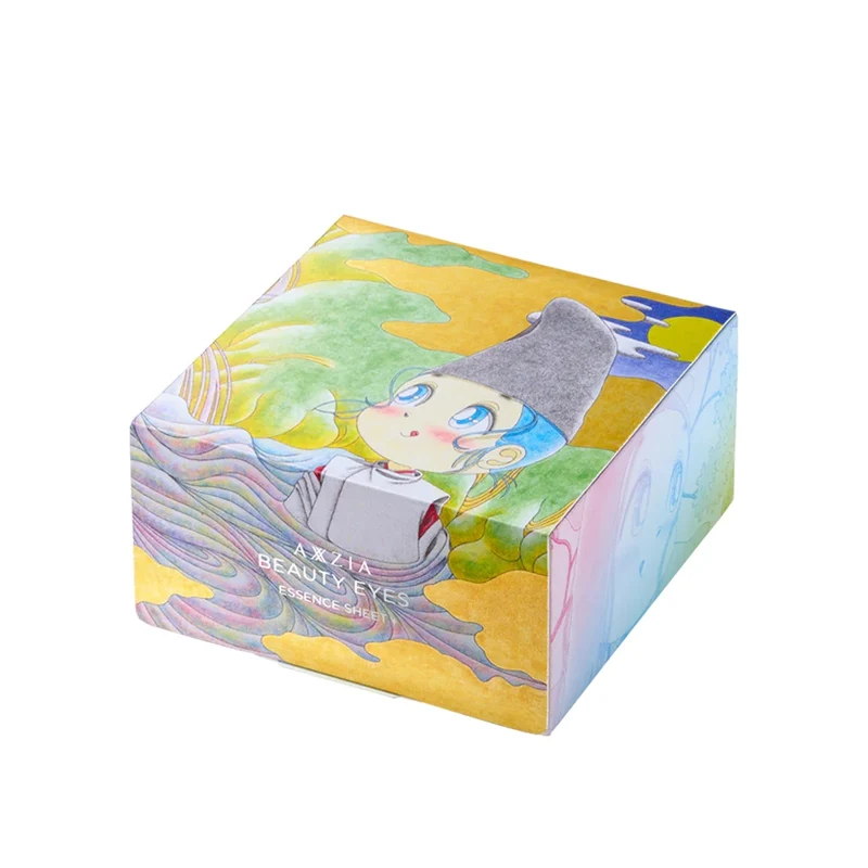 [Self-operated] Japan's AXXZIA Xiaozi's second generation Aoshifei Yuyan Crystal Revitalizing Eye Mask, I fell in love at first sight with the artist's joint limited edition 3D Ice American Eye Mask 60 pieces/can Say goodbye to puffiness, brighten and tighten the eye area