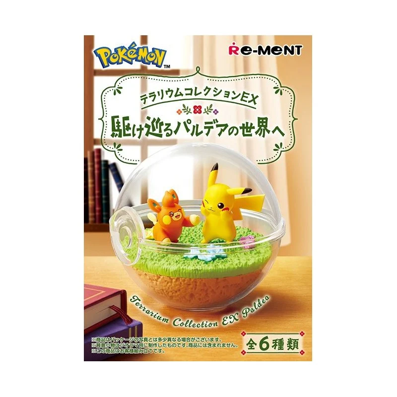 [Self-operated] Japanese RE-MENT Pokémon Go to Pardia's World Miniature Scene Pokémon Blind Box Gacha 1 Box of Six Randomly Sent Pikachu Pokémon Series Genuine Collection