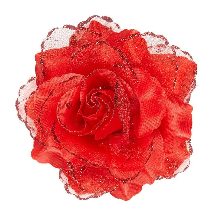 Haarschmuck rot