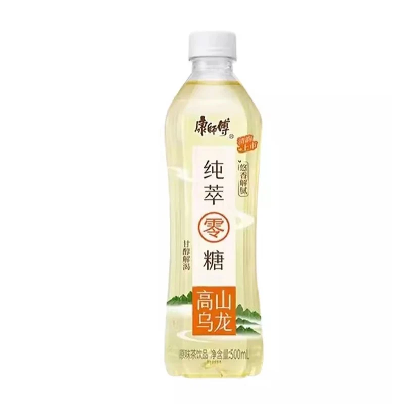 [Self-operated] China MASTER KONG Pure Zero Sugar Alpine Oolong 500ml 1 bottle of sugar-free green tea drink