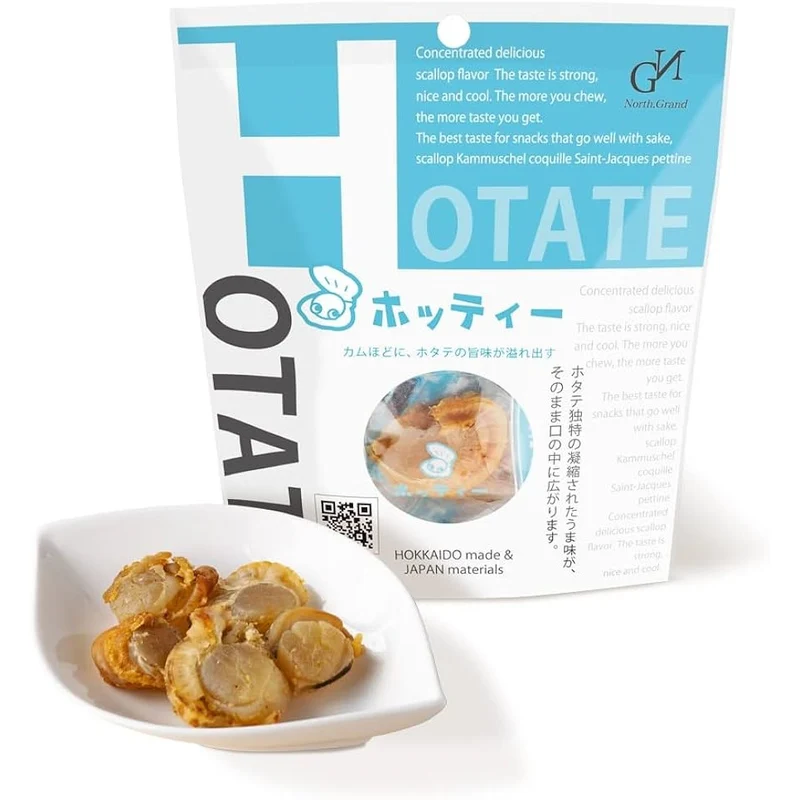 [Self-operated] Japan North Grand Hokkaido seafood ready-to-eat scallops 6 pieces snack snacks cooked ready-to-eat seafood