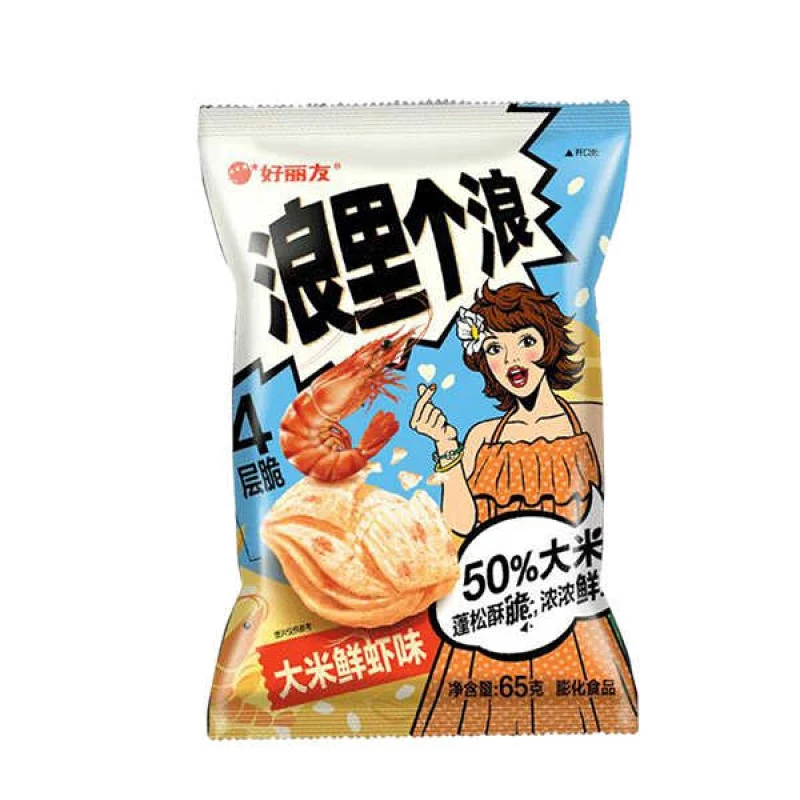 [Self-operated] Korean ORION Langli Gelang rice and shrimp flavor 65g snacks