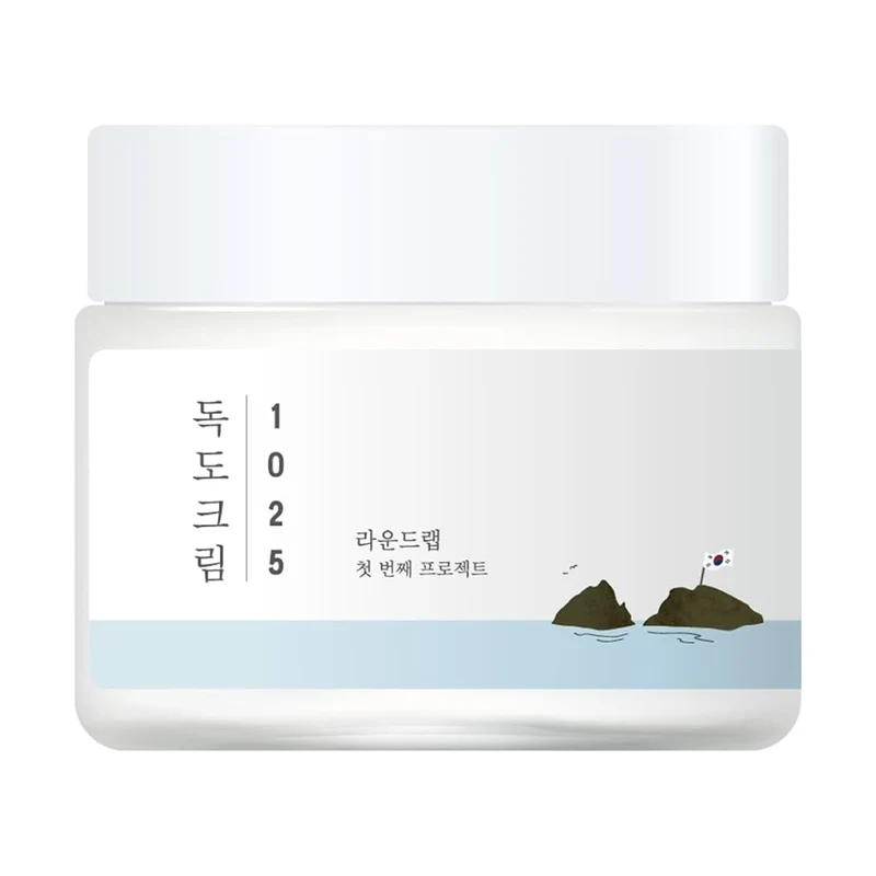 [Self-operated] Korea ROUND LAB Roenlai 1025 Moisturizing Cream 80ml Light, refreshing and hydrating moisturizing cream