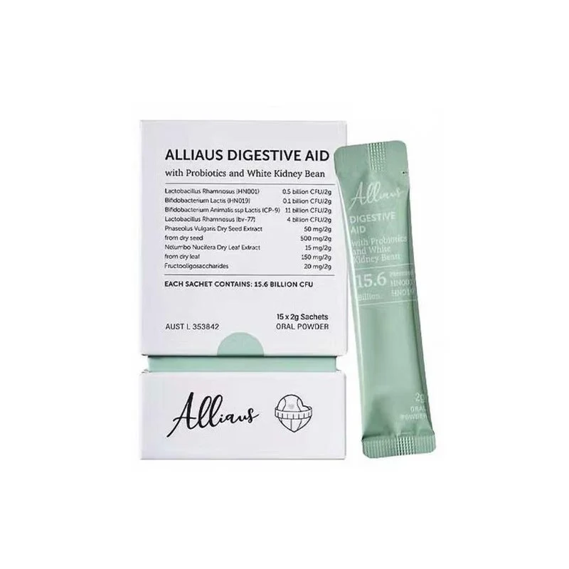 [Self-operated] Australian Alliaus White Kidney Bean Probiotic Granules Mango Flavor 15 bags/box White Kidney Bean Carbohydrate Blocker Sugar Control Weight Management Probiotics
