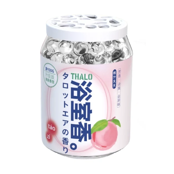 [Self-operated] Japanese THAL0 Tarot Coke Can Crystal Bead Bathroom Balm Peach Yaoyao 150g Peach Fragrance Toilet Deodorant Artifact to Remove Odor Aromatherapy Solid Fragrance Bathroom Bedroom Long-lasting Fragrance Air Freshener
