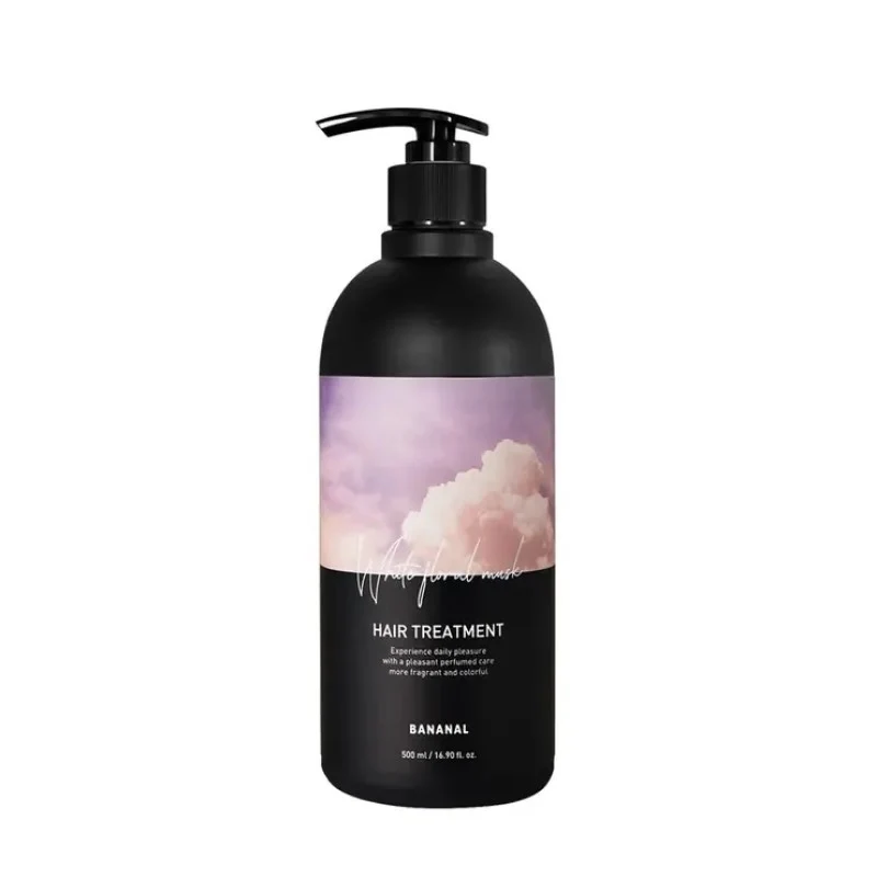 [Self-operated] Korean Bananal Fragrance Conditioner Ziyun Mist Fragrance 500ml, silicone-free, silicone-free, long-lasting fragrance, moisturizing and smooth