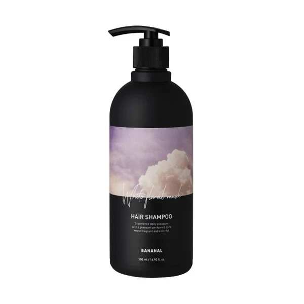 [Self-operated] Korean Bananal fragrance shampoo Ziyun Mist Fragrance 500ml, silicone-free, silicone-free, long-lasting fragrance, oil control and fluffy