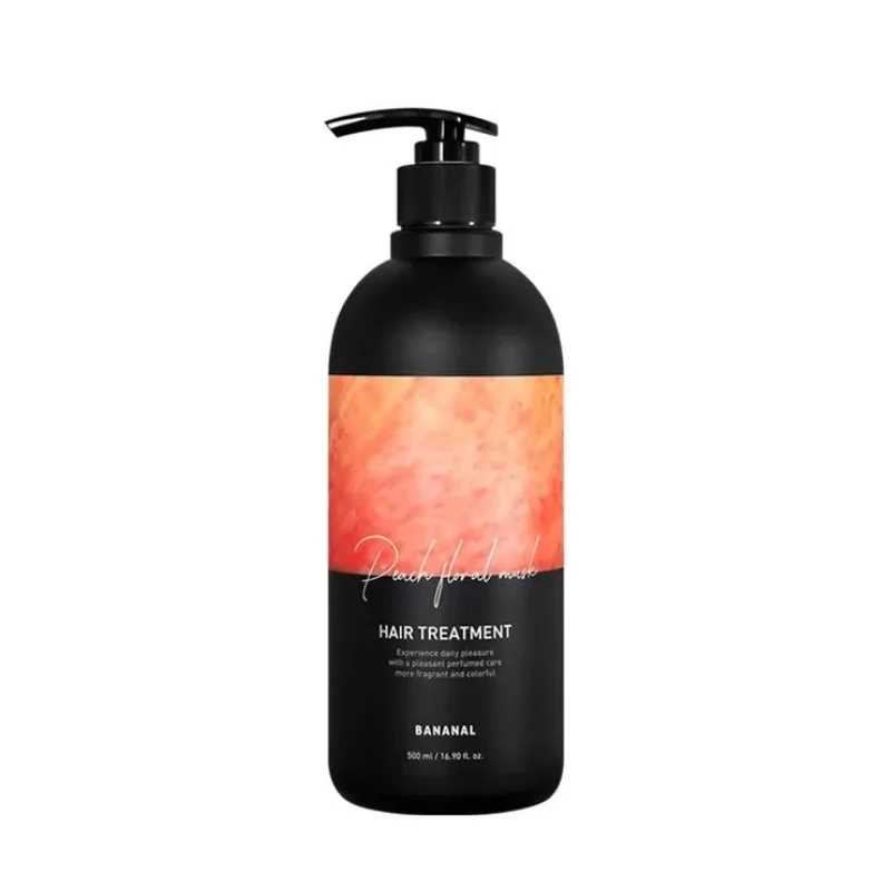 [Self-operated] Korean Bananal Fragrance Conditioner Peach Firwood Fragrance 500ml Silicone-free, silicone-free, long-lasting fragrance, moisturizing and smooth