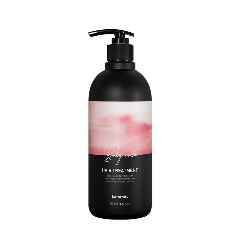 [Self-operated] Korean Bananal Fragrance Conditioner Baby Powder Fragrance 500ml, silicone-free, silicone-free, long-lasting fragrance, moisturizing and smooth
