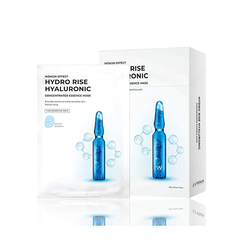 [Self-operated] Korean Wonjin Wonjin Hyaluronic Acid Ampoule Hydrating Mask 30g Single piece deeply hydrating, powerful moisturizing, soothing, repairing, stabilizing, and removing redness