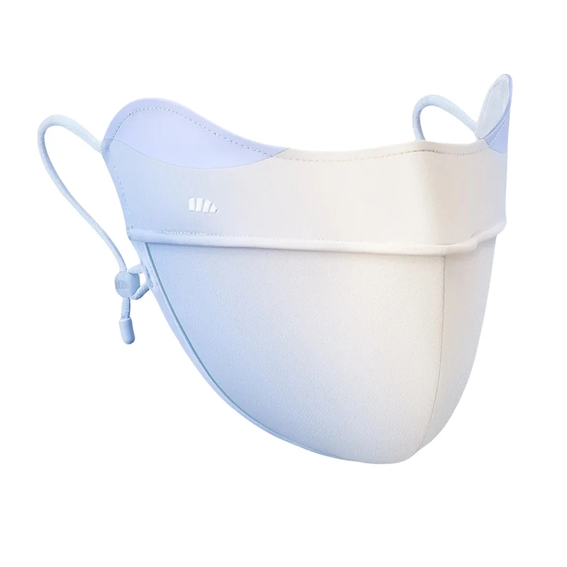 [Self-operated] Chinese Beneunder Jiao Xia Bingyu Series Translucent Eye Corner Sun Protection Mask New Beauty Model Mist Blue Water Wave One Size 1 Pack Eye Surround Protection Slim Breathable Cool to the Skin