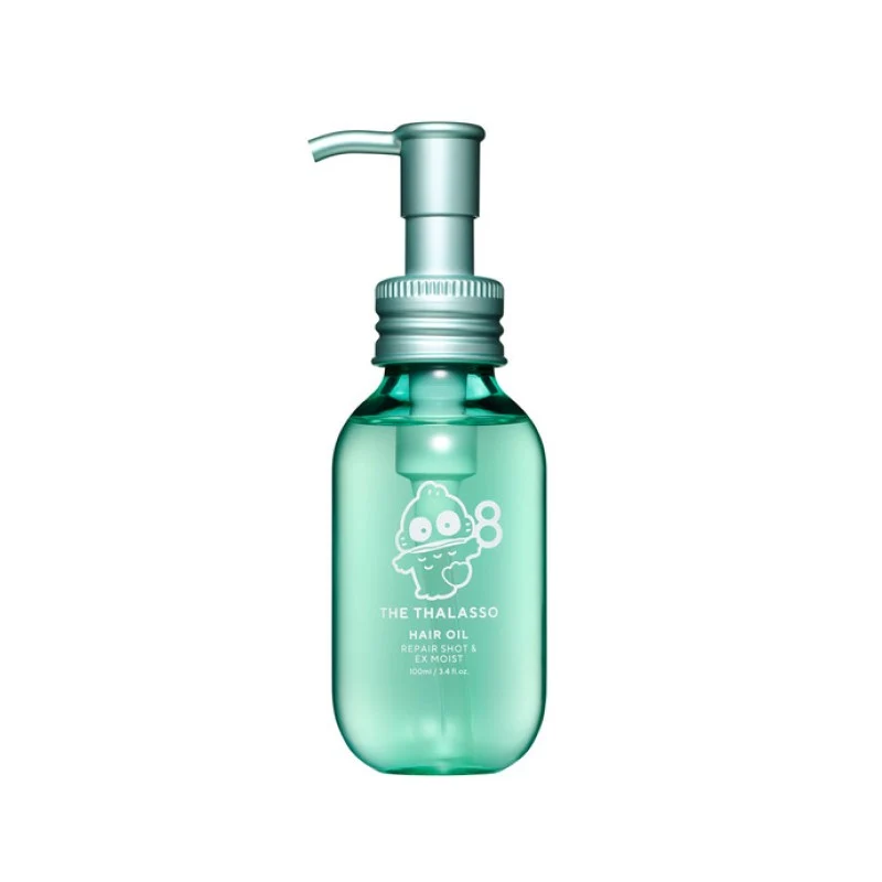 [Self-operated] Japan 8 THE THALASSO Moisturizing Hair Essential Oil Hair Oil 100ml Sanrio Ugly Fish joint model repairs dry and frizzy hair ends