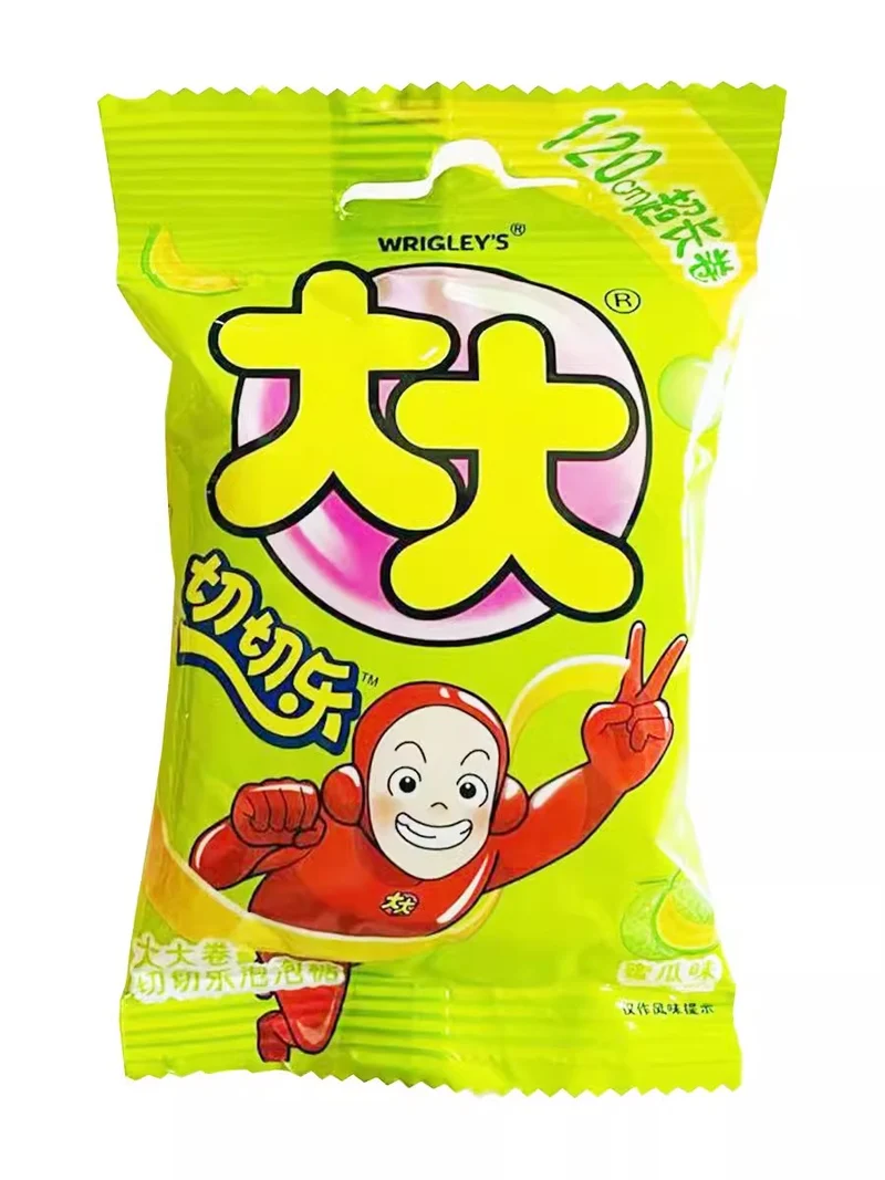 [Self-operated] China Daqieqiele Bubble Gum Honeydew Flavor 30g Children's Memory Candy Snack Gum