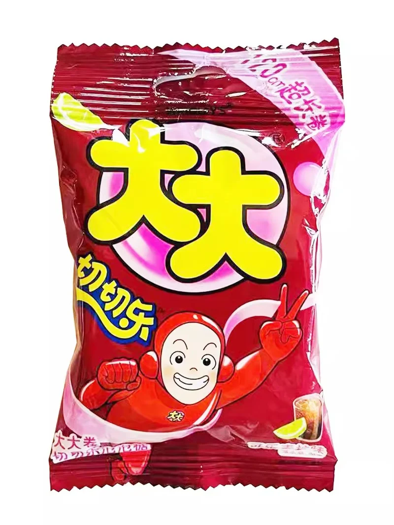 [Self-operated] China Daqiele Bubble Gum Coke Lime Flavor 30g Children's Memory Candy Snack Gum