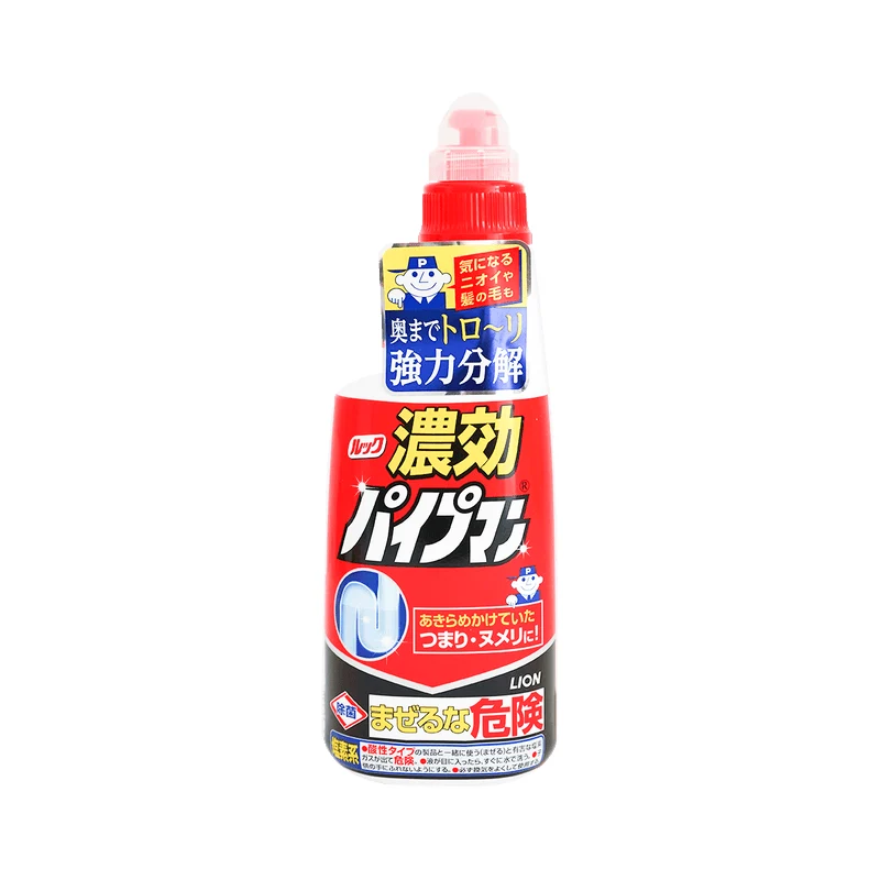 [Self-operated] Japan's LION LOOK concentrated sewer cleaner 450ml breaks down hair, freshens pipes and clears pipes