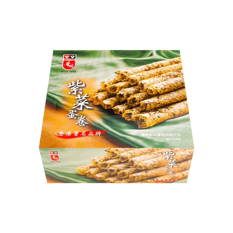 [Self-operated] China Huayuan Egg Roll Gift Box Seaweed Flavor 454g Hong Kong's old brand salty, sweet, crispy, fresh and non-greasy, a great gift