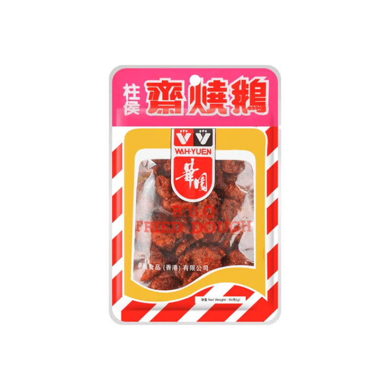 [Self-operated] China Huayuan Zhuhouzhai Roast Goose 80g Childhood Classic Snacks Snacks Casual Dried Tofu Food Spicy Dried Tofu Snacks
