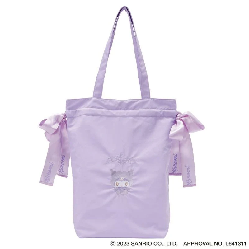 [Self-operated] Japan's Sanrio drawstring handbag Tote bag Kuromi handbag gift bag