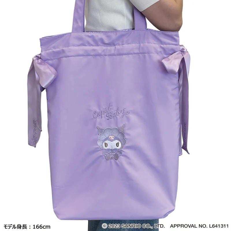 [Self-operated] Japan's Sanrio drawstring handbag Tote bag Kuromi handbag gift bag