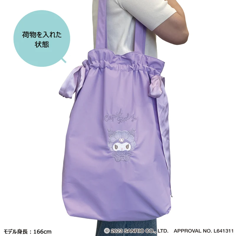 [Self-operated] Japan's Sanrio drawstring handbag Tote bag Kuromi handbag gift bag