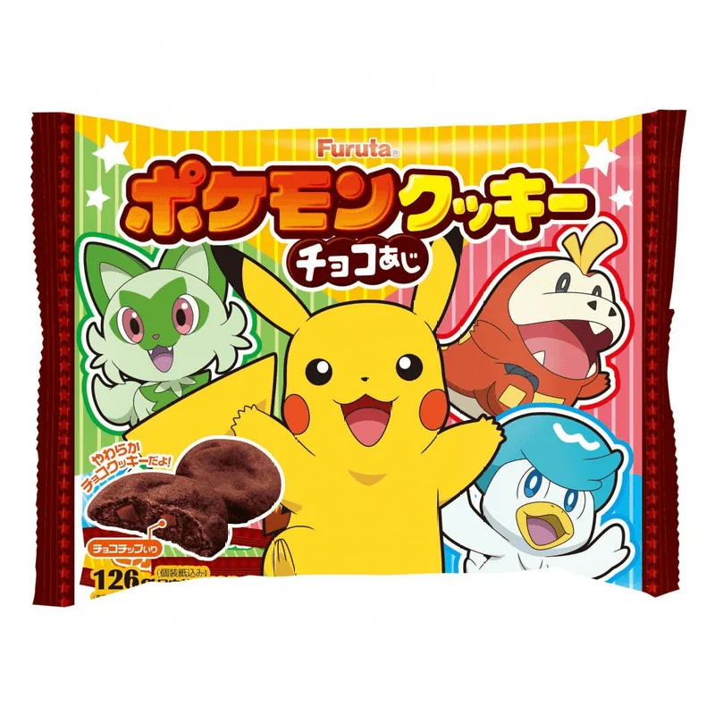 [Self-operated] Japanese FURUTA Pokémon Chocolate Cookies 126g Chocolate Cookies Snacks