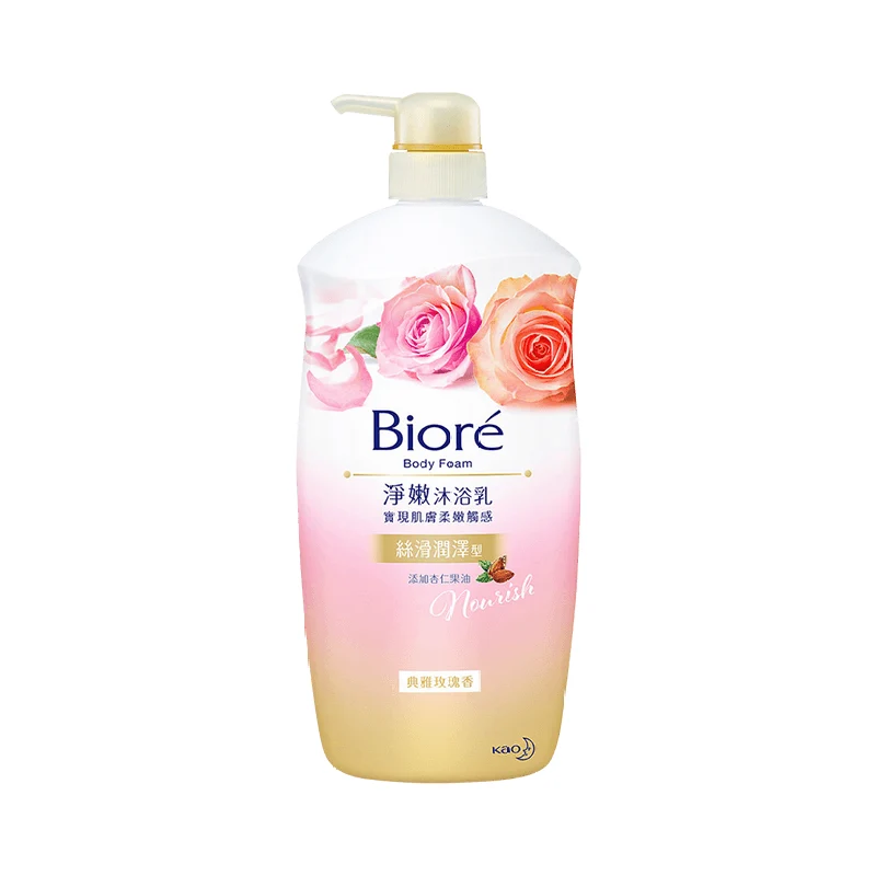 [Self-operated] Japanese KAO Kao BIORE Elegant Rose Fragrance Silky and Moisturizing 1000ml