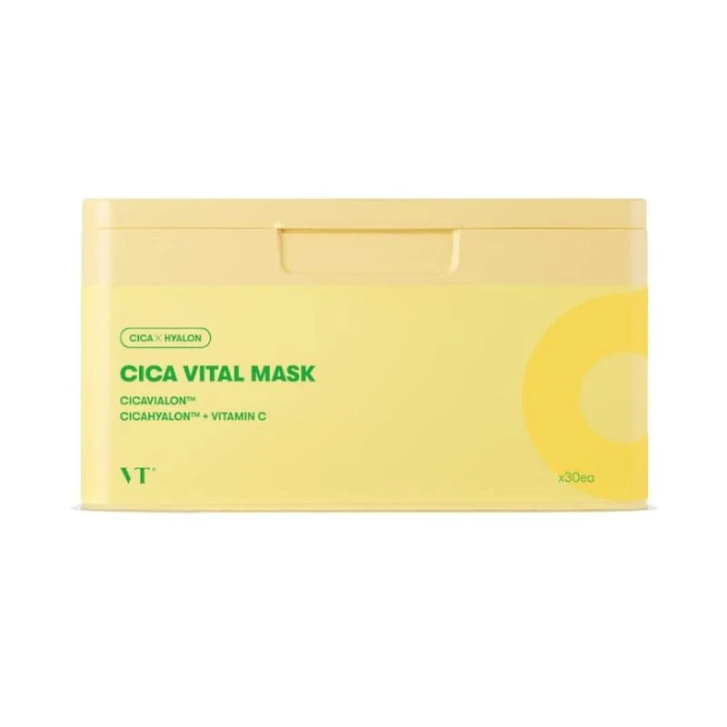 [Self-operated] Korean VT COSMETICS CICA Tiger Centella Asiatic Vitality Good Morning Mask 30 pieces