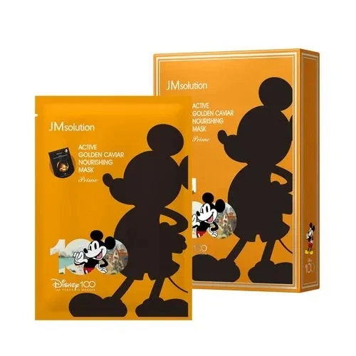 [Self-operated] South Korea's JM SOLUTION Kijiken Active Gold Caviar Nourishing Mask 10 pieces Disney 100th Anniversary Limited Edition