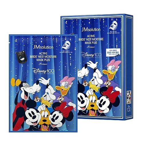 [Self-operated] South Korea's JM SOLUTION Kijiken Active Bird's Nest Moisturizing Mask 10 pieces Disney 100th Anniversary Limited Edition