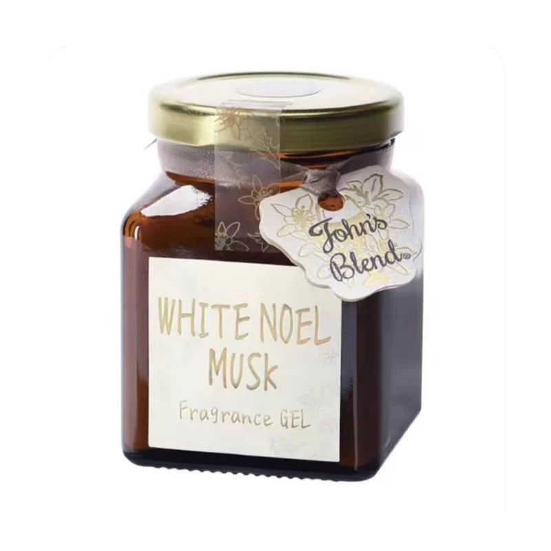 [Self-operated] Japan's John's Blend Limited White Noir Musk Solid Balm 135g Indoor Fireless Aromatherapy Diffuser Balm Car Perfume Long-lasting Fragrance