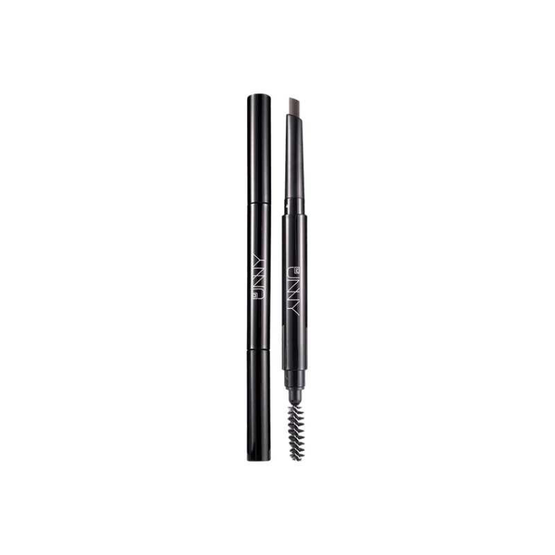 [Self-operated] Korean UNNY smooth double-headed triangular three-dimensional rotating eyebrows #02 GRAY BROWN gray brown