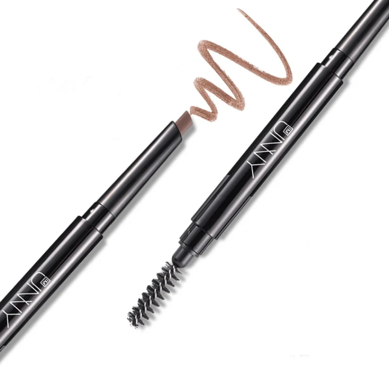 [Self-operated] South Korea UNNY smooth double-headed triangular three-dimensional rotating eyebrows #01 DARK BROWN dark brown