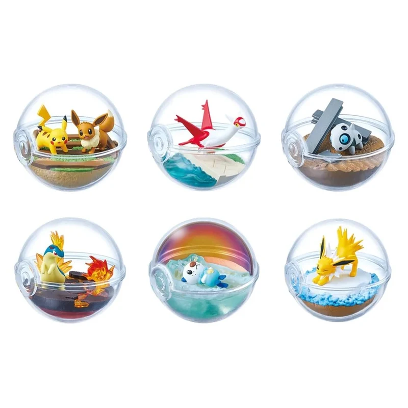 [Self-operated] Japanese RE-MENT Pokémon Blind Box Gacha 1 box of six random micro-landscape series 13 genuine collection