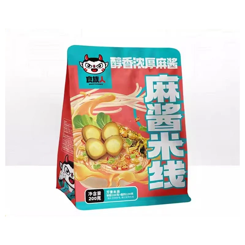 [Self-operated] China SHIZUREN Sesame Rice Noodles 200g Lazy People’s Quick-Eat Convenient Non-Fried Rice Noodles Internet Celebrity Snacks