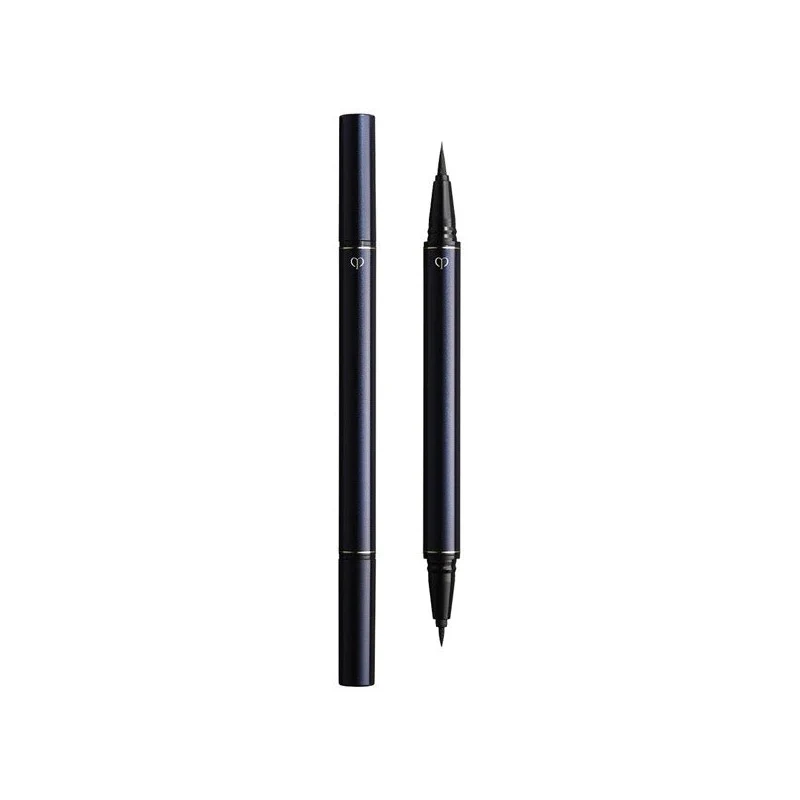 [Self-operated] Japan's CLE DE PEAU BEAUTE Japan's local version CPB Skin Key Double-ended Liquid Eyeliner Pen #01 Deep Black 0.8ml Ultra-fine, quick-drying, waterproof, long-lasting, non-smudged eyeliner