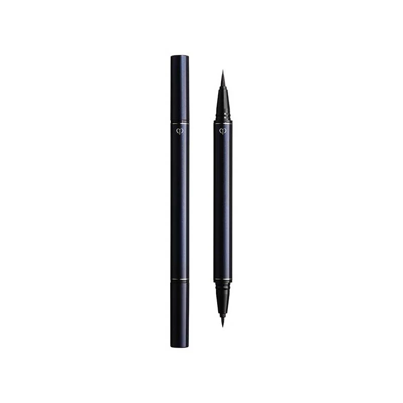 [Self-operated] Japanese CLE DE PEAU BEAUTE Japanese local version CPB Skin Key Double-ended Eyeliner Pen #02 Elegant Brown 0.8ml Ultra-fine, quick-drying, waterproof, long-lasting, non-smudged eyeliner